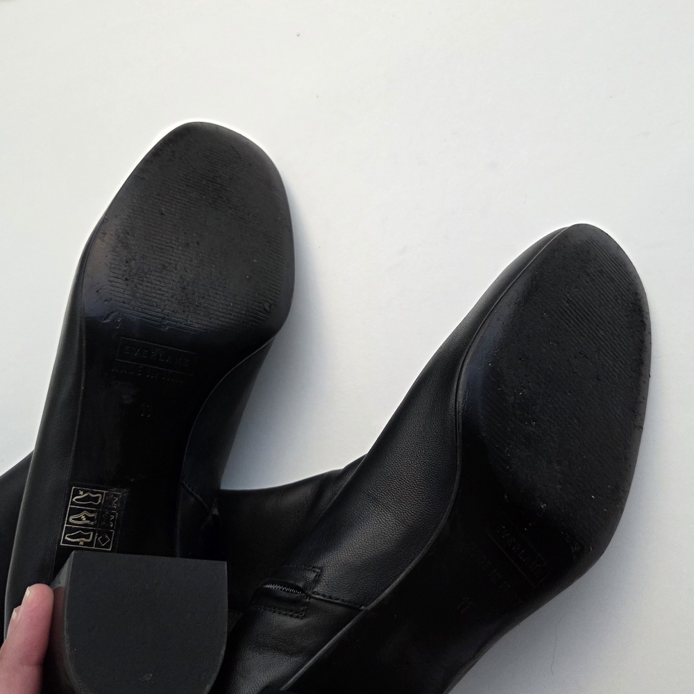 Everlane Black Leather Ankle Boots - Picture 5 of 9